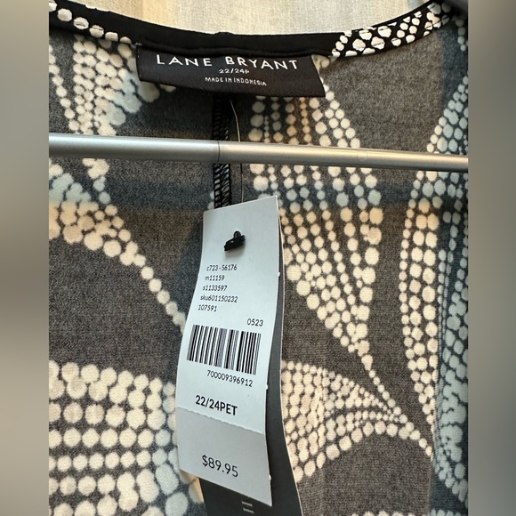 Lane Bryant Plus Size Sleeveless Wrap Tie Dress Size 22/24 Petite NWT - Picture 2 of 5